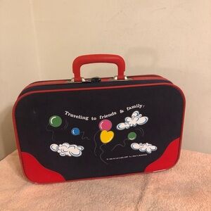 Vintage 1986 Peter’s Bag Corp Kids Traveling To Friends & Family Suitcase